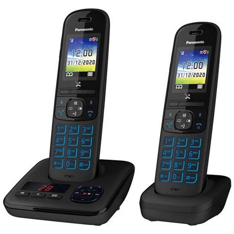 Telefono Cordless Duo Dect Nero Con Segreteria Telefonica - Kxtgh722frb - Foto 1