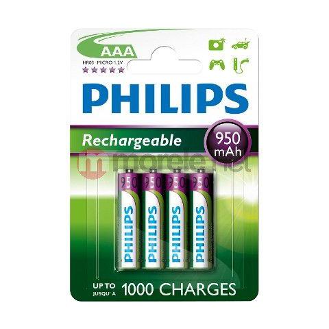 Ricaricabile Aaa / R03 950mah 4 Pz. - Foto 2