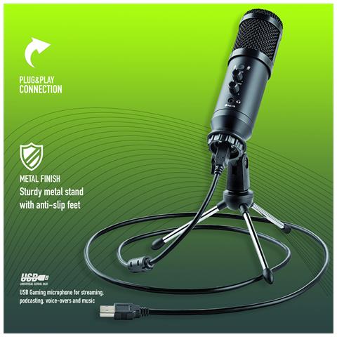 Microfono Usb Gaming Podcast Voice-over Musica Acustica - Foto 5