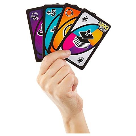 Giochi Mattel Gioco Di Carte Uno Flip Family, Con 112 Carte In Una Robusta Scatola Di Immagazzinaggio, È Un Fantastico Giocattolo Per Bambini Dai 7 Anni In Su. Gioco Di Carte Uno Flip Family, Con 112 Carte In Una Robusta Scatola Di Immagazzinaggio (esclu - Foto 4