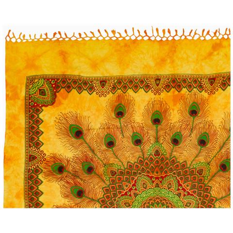 BIANCHERIAWEB Telo Mare Spiaggia Grande Antisabbia Parasole Modello Batik Piuma Piuma Giallo BIANCHERIAWEB Telo Mare Spiaggia Grande Antisabbia Parasole Modello Batik Piuma Piuma Giallo