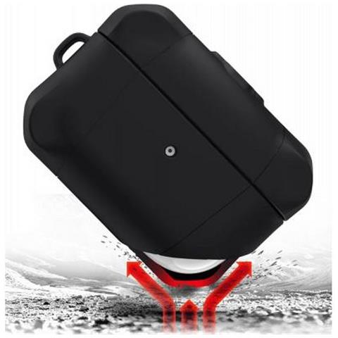 Cover Per Airpods Pro 2 Rinforzata Spectrum Solid, Nero - Foto 4
