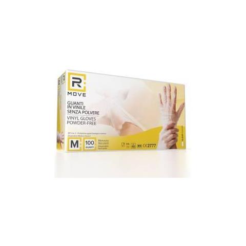 Guanti Vinyl Clear Uso Medico Senza Polvere Conf. da 100pz Tg.M - Foto 1