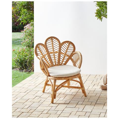 Poltrona Rattan Naturale Florentine Ii - Foto 1