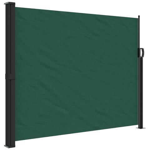 Tenda Da Sole Laterale Retrattile Verde Scuro 160x500 Cm - Foto 1