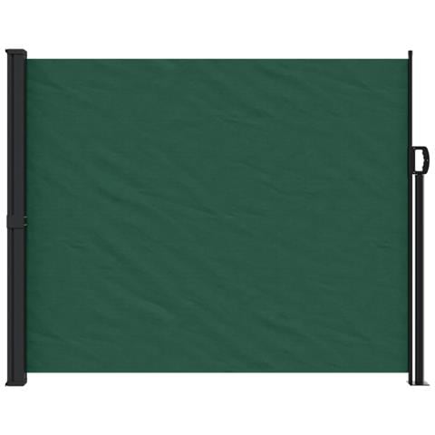 Tenda Da Sole Laterale Retrattile Verde Scuro 160x500 Cm - Foto 2