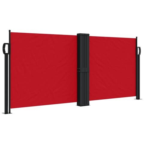 Tenda Da Sole Laterale Retrattile Rossa 100x600 Cm - Foto 2