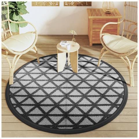 Tappeto Da Esterni Nero 160 Cm In Pp - Foto 3