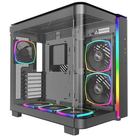 Case King 95 Pro Midi Tower ATX / Micro-ATX / Mini-ITX 3 Porte USB 3.2 Colore Nero - Foto 1