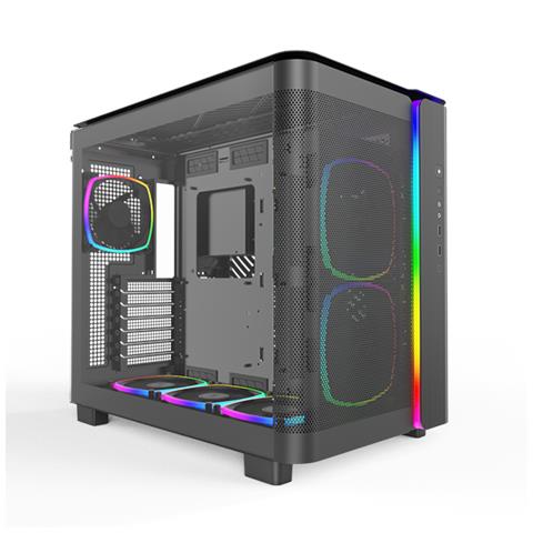 Case King 95 Pro Midi Tower ATX / Micro-ATX / Mini-ITX 3 Porte USB 3.2 Colore Nero - Foto 2