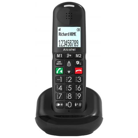 Telefono Versatis XL 685 Dect - Tasti grandi, wireless, Audio-Boost, Vivavoce, Nero - Foto 1