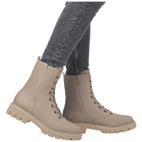 Brown Casual Closed Ladies Mid Height Boots Stivaletti Pelle Scarpe Donna Marrone Eu 37, D1w76-20 - Foto 2