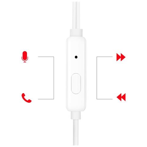 Oneplus Auricolare Originale Stereo Mh137 Type C Half In-ear White Blister Per Smartphone Tablet - Foto 9