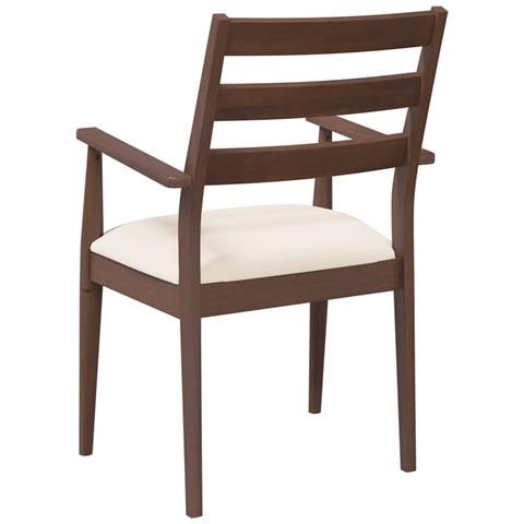 Sedie da Pranzo con Cuscini 2pz Marrone Legno Massello di Hevea - Foto 2