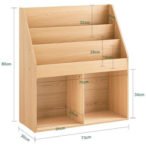 Libreria Per Bambini 73x30x80cm Kmb01-n - Foto 2