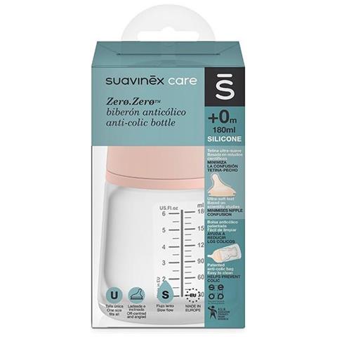 Suavinex Biberon Anticolica 0.0Tettarella Silicone 180Ml - Foto 1