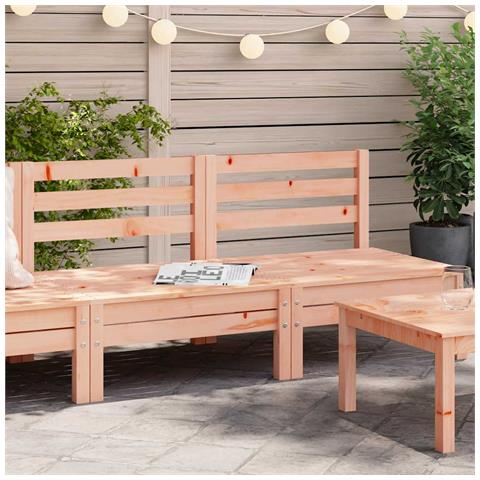 Lusso Casadino - Divani Senza Braccioli Da Giardino 2pz Legno Massello Douglas - Foto 8