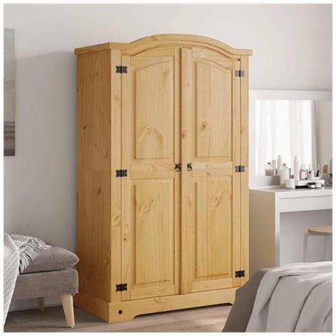 Lusso Casadino -  Lusso Casadino -  Armadio In Legno Di Pino Messicano Corona Range 2 Ante - Foto 8