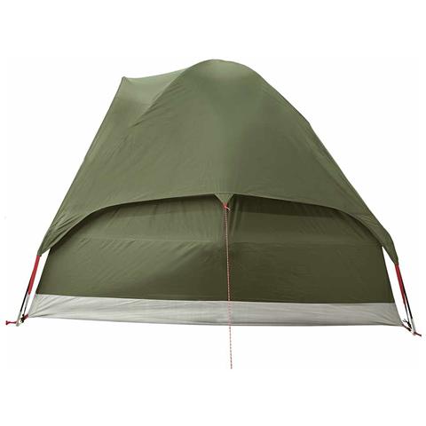Tenda da Campeggio a Cupola 4 Persone Verde Oliva Impermeabile - Foto 8