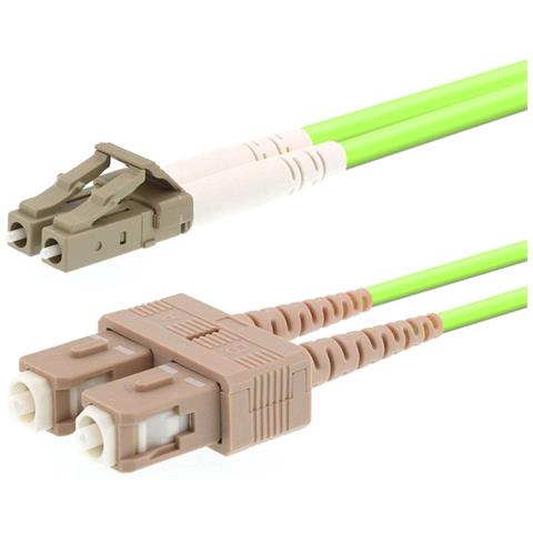 PROFESSIONAL AL5LCSC20I / 5I cavo InfiniBand e in fibra ottica 20 m LC SC Verde chiaro - Foto 1