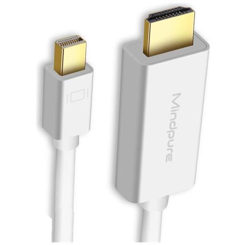 Adattatore Da Mini Dp A Hdmi 1080p Per Macbook E Altro  2 Metri - Foto 2