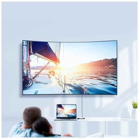 Adattatore Da Mini Dp A Hdmi 1080p Per Macbook E Altro  2 Metri - Foto 4