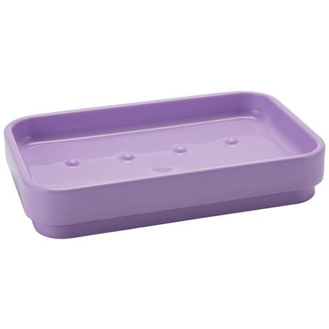 Portasapone D'appoggio In Plastica Riciclata 6398 Serie Seventy Lilla - Foto 1