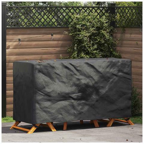Copertura per mobili da esterno Nero 180 x 70 x 90 cm 210D - Foto 2