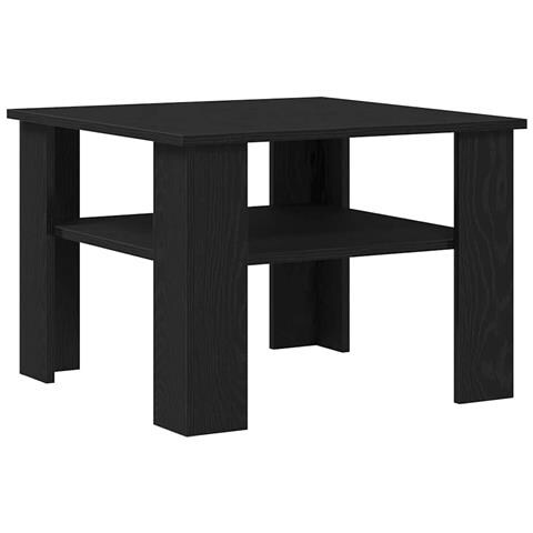 Tavolino da salotto Rovere nero 60 x 60 x 42 cm - Foto 1