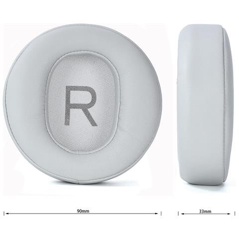 2 Cuscinetti Auricolari Di Ricambio Compatibili Con Cuffie Microsoft Surface Gen I & Gen Ii Grey - Foto 4