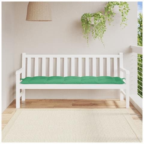 Cuscino per Panca Verde 180x50x7 cm in Tessuto Oxford - Foto 2