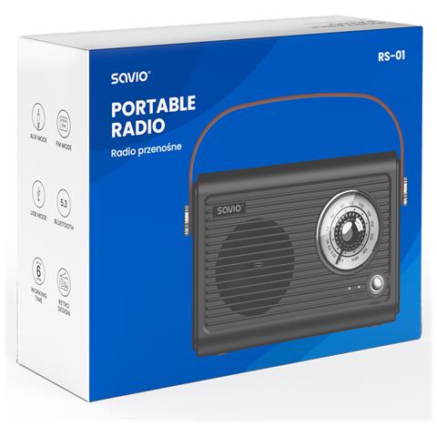 RS-01 radio Portatile Analogico Nero - Foto 7