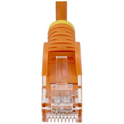 Cavo Ethernet CAT6 Arancionene da 5m; Patch UTP con Plug RJ45 Antigroviglio e Rilievi di Trazione, Cavo Lan Slim in Rame Puro 28AWG, Sottoposto a test Fluke - Foto 5