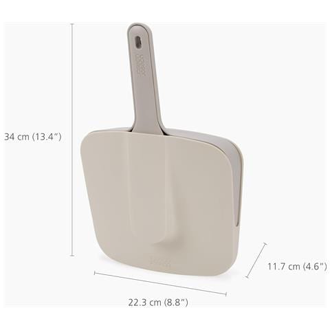 Set Paletta E Spazzola Da Parete Cleantech Sistema Di Conservazione Dustshield Paletta Con Bordo In Gomma Spazzola Con Setole Morbide Ideale Per Ogni Superficie - Foto 2