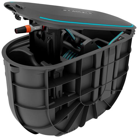 18650-20 avvolgitubo da giardino Automatico Nero - Foto 1