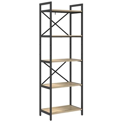 Libreria Rovere Sonoma 56 x 34 x 171 cm Legno multistrato - Foto 1