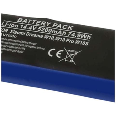 Batteria Per Xiaomi Dreame W10 Pro / W10s Li-ion Robot Aspirapolvere 14.4v 5200mah - Foto 4