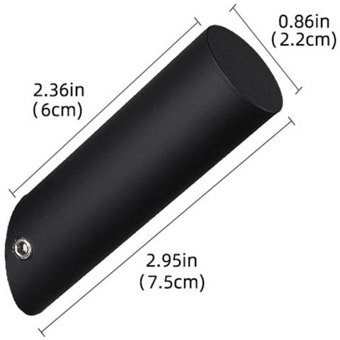 Set Da 4 Ganci Appendini Angolati In Acciaio Inossidabile - Ganci Singoli A Parete, Impermeabili, Resistente Alla Corrosione, Portata Elevata Black - Foto 2