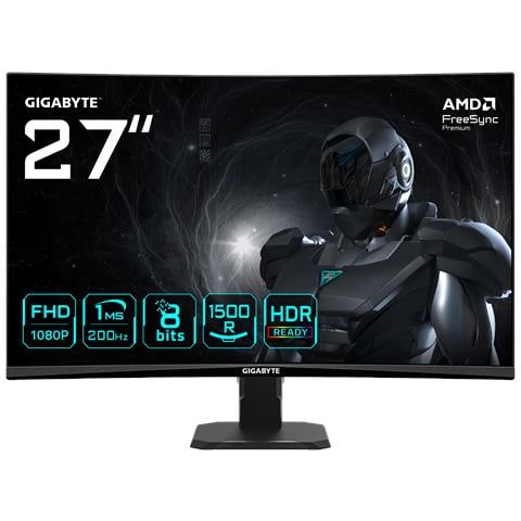Monitor 27" LED Curvo GS27FCA Full HD Refresh rate 200Hz - Foto 1