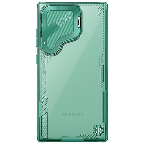 Cover per Galaxy S24 Ultra - TPU+PC, Verde, Con Soporte - Foto 4
