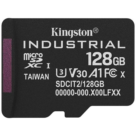 Scheda microSDXC Industriale 128GB C10 A1 pSLC Confezione Singola senza Adattatore - Foto 1