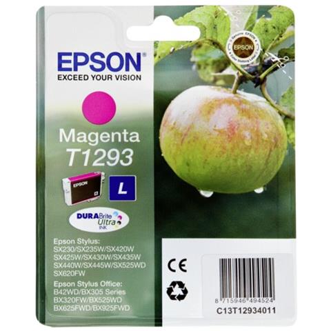 Cartuccia Inchiostro Magenta Tg. L Mela C13T129340 T1293 - Foto 6