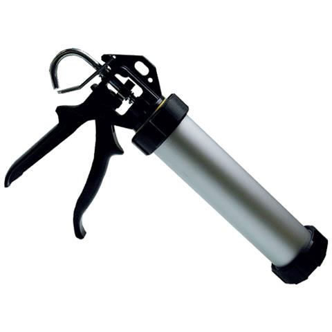 Pistola Per Silicone Professionale, In Lamiera Sabbiata Con Grilletto Di Carica A Molla. - Foto 1