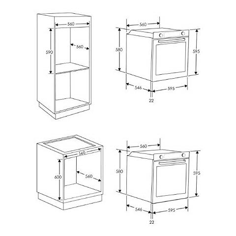 CANDY - Forno Elettrico da Incasso FCPKS816X / E Capacità 70 L  Multifunzione Ventilato Cottura a Vapore Colore Inox - ePRICE
