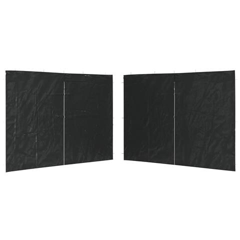 Parete Per Tendostruttura In Pe 2 Pz Con Cerniera Antracite - Foto 1