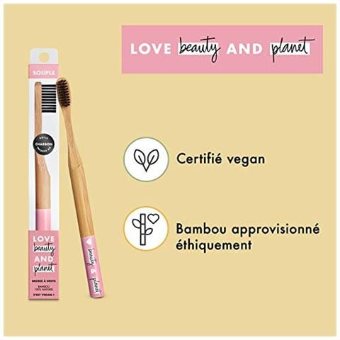 Bellezza E Love Planet - Spazzolino Da Denti In Bambù Morbido - Foto 2