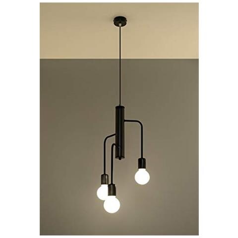 Duomo 3m - Lampada Da Soffitto In Acciaio, Colore: Nero - Foto 2