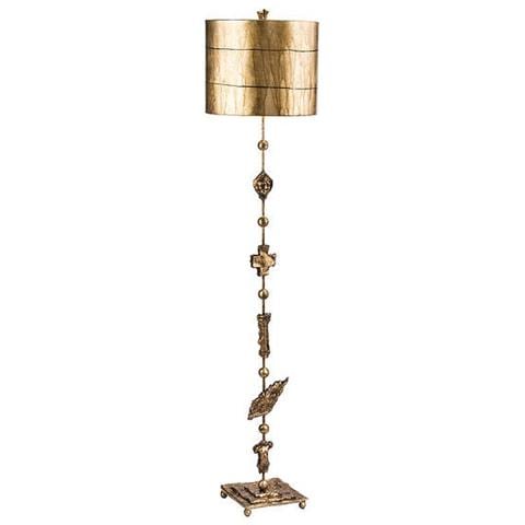 Frammento D'oro Lampada Da Terra - Foto 2