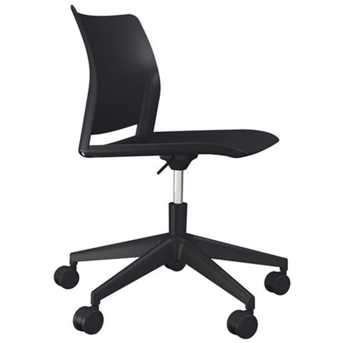 Sedia Home / office Alpha Gn Nero S / braccioli - Foto 1