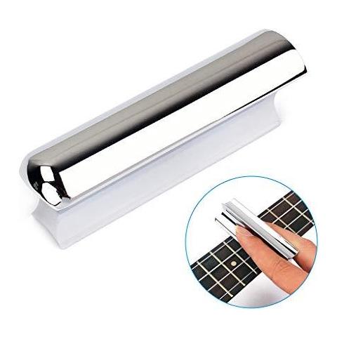 Acciaio Inox Chitarra Slide Tone Bar Per Dobro Lap Steel Guitar Hawaiana Chitarra Elettrica Accessori Per Chitarra - Chrome - Foto 4